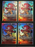 4X Tony Tony Chopper OP08-007 SR One Piece Two Legends Foil English