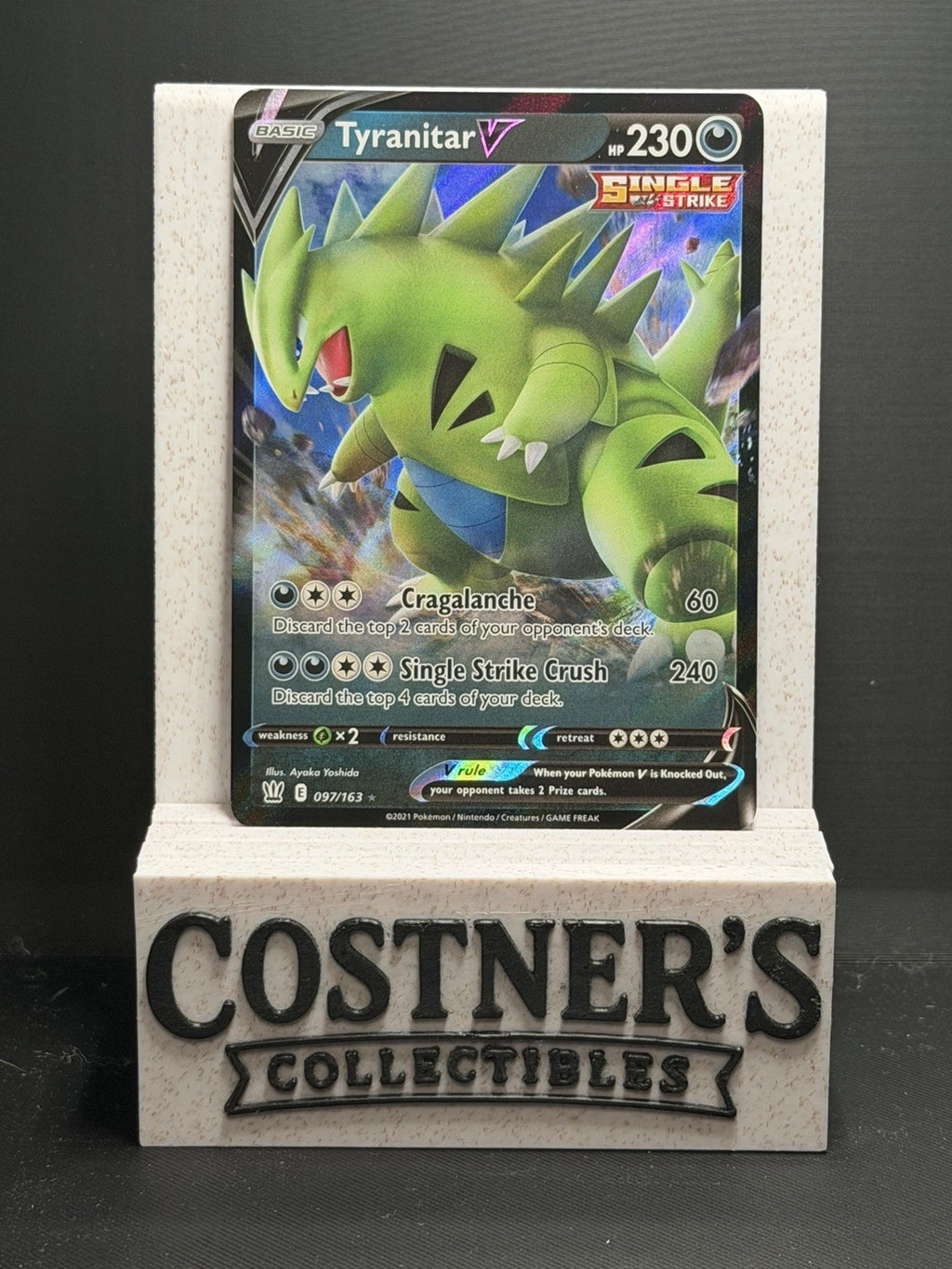 Tyranitar V 097/163 Pokemon Swsh05: Battle Styles Holo