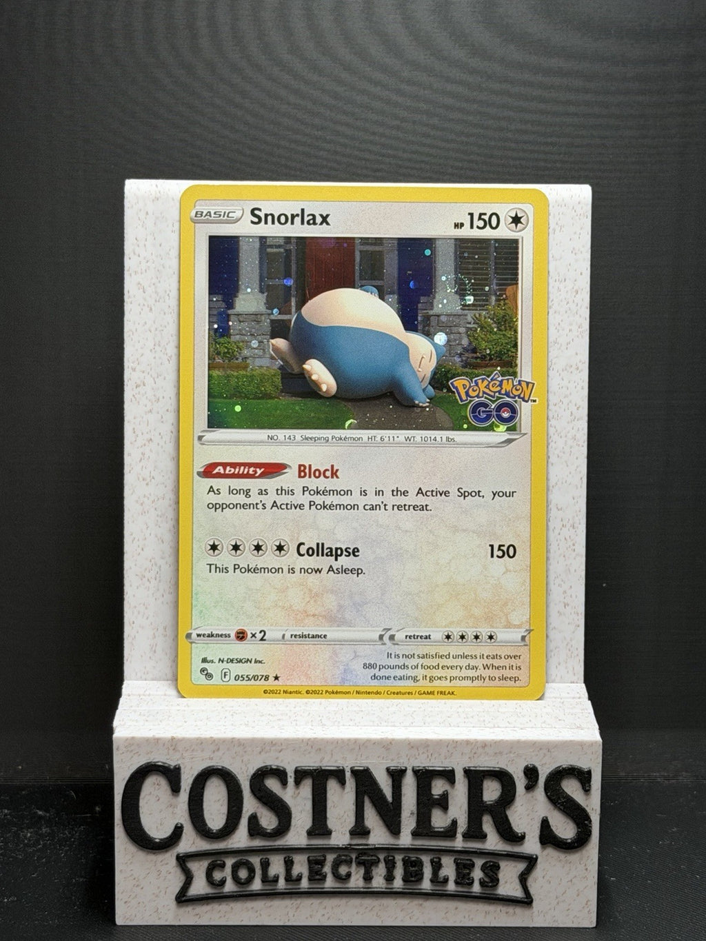 Snorlax - (Cosmos Holo) 055/078 Pokémon Miscellaneous Cards & Products Holo