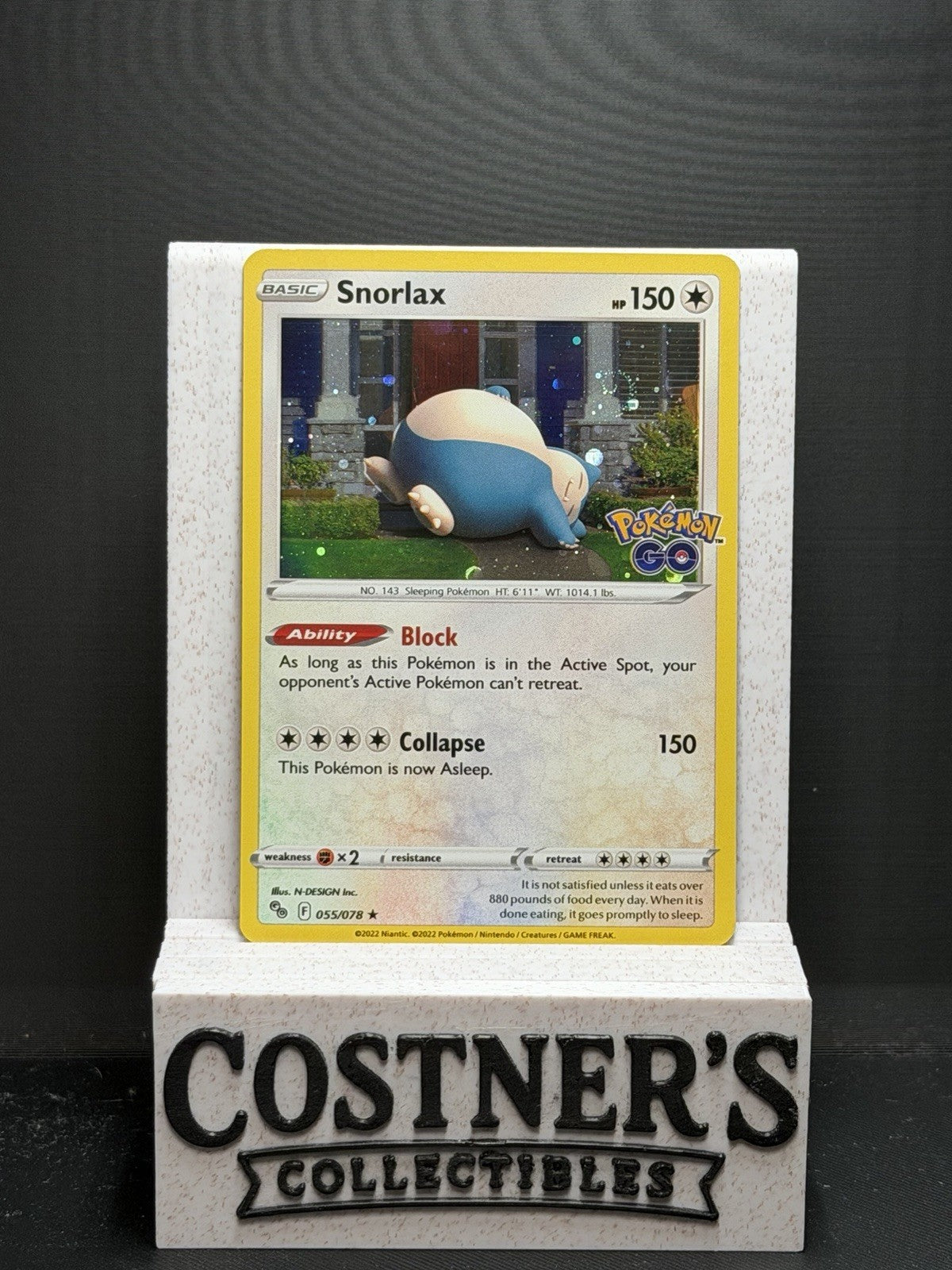 Snorlax - (Cosmos Holo) 055/078 Pokémon Miscellaneous Cards & Products Holo
