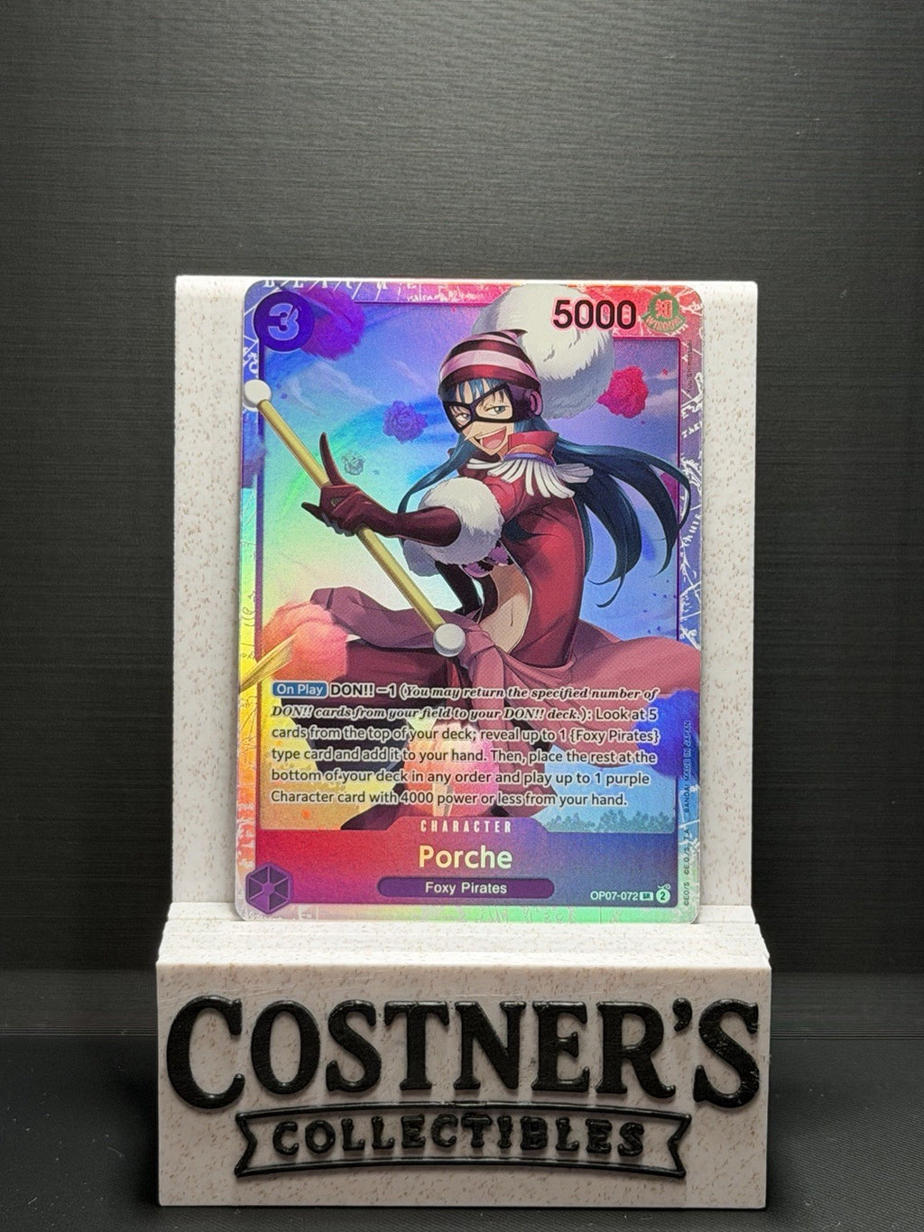 Porche OP07-072 SR One Piece 500 Years in the Future Foil English