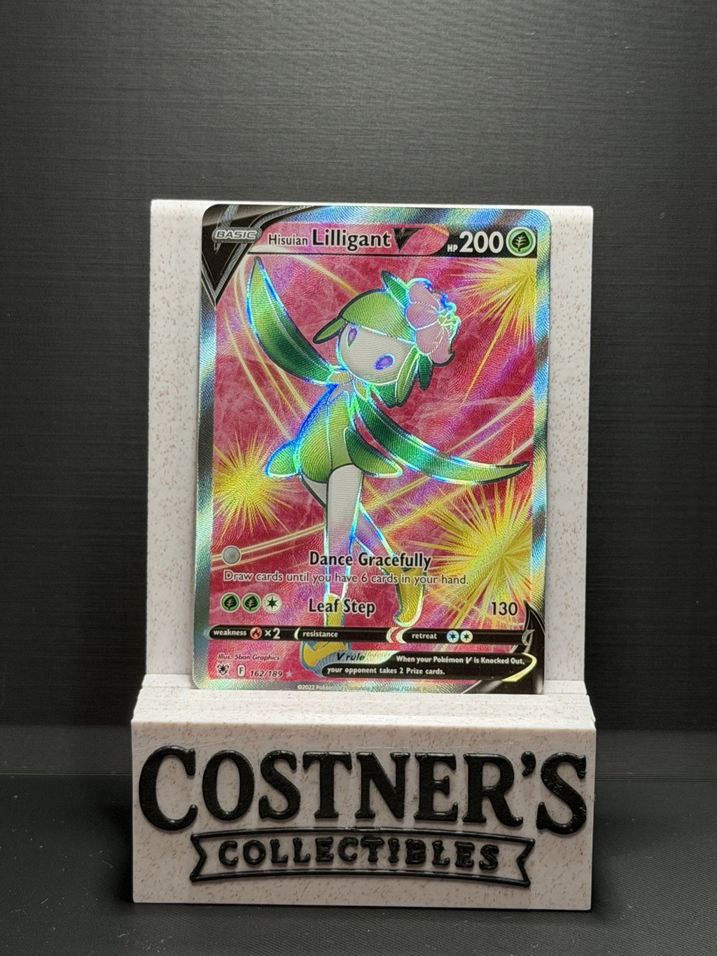 Hisuian Lilligant V (Full Art) 162/189 Pokémon Swsh10: Astral Radiance Holo