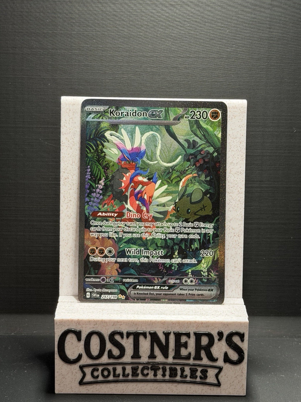 Koraidon ex 247/198 SIR One Piece SV01: Scarlet & Violet Base Set Holo English