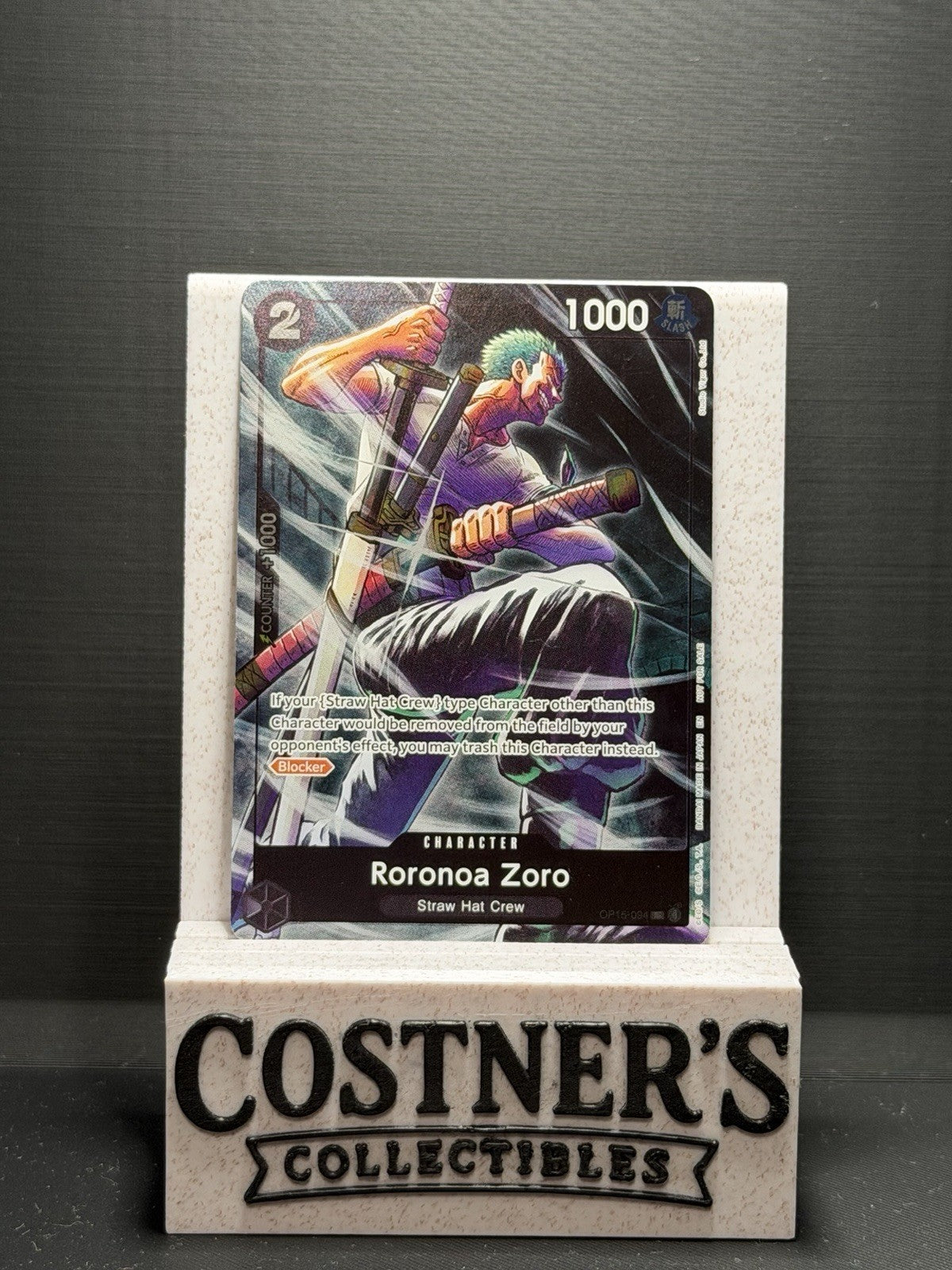 Roronoa Zoro (Dash Pack) OP15-094 One Piece Adventure on Kami's Island English
