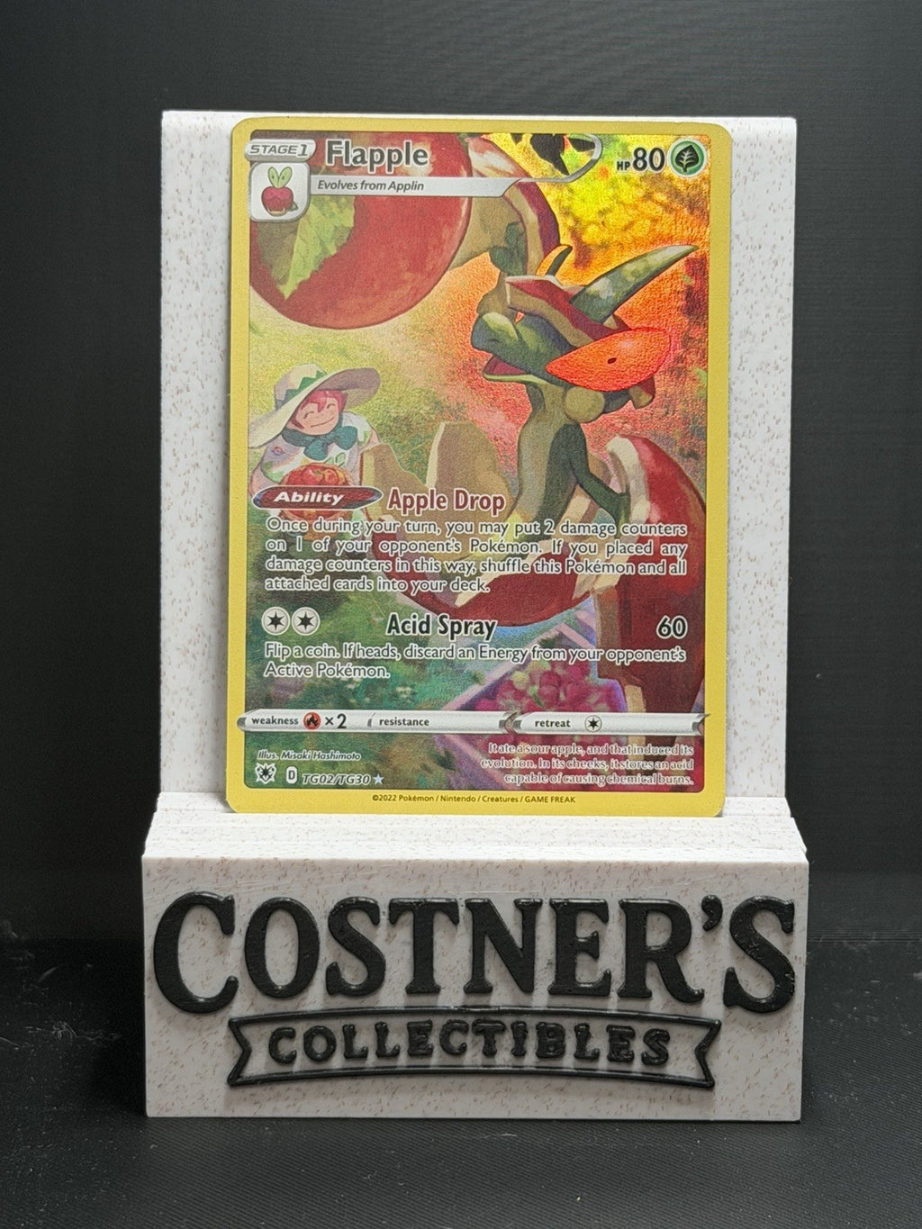 Flapple TG02/TG30 Pokemon Swsh10: Astral Radiance Trainer Gallery Holo