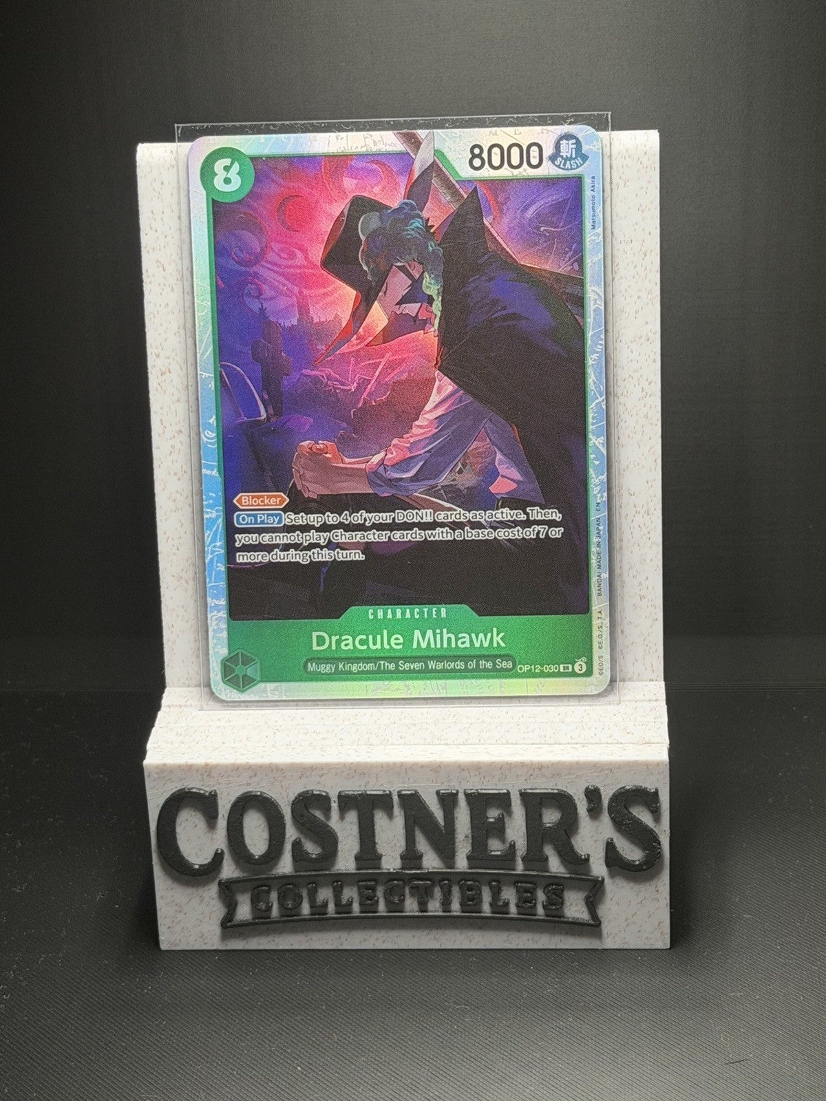 Dracule Mihawk OP12-030 SR One Piece Legacy of the Master English