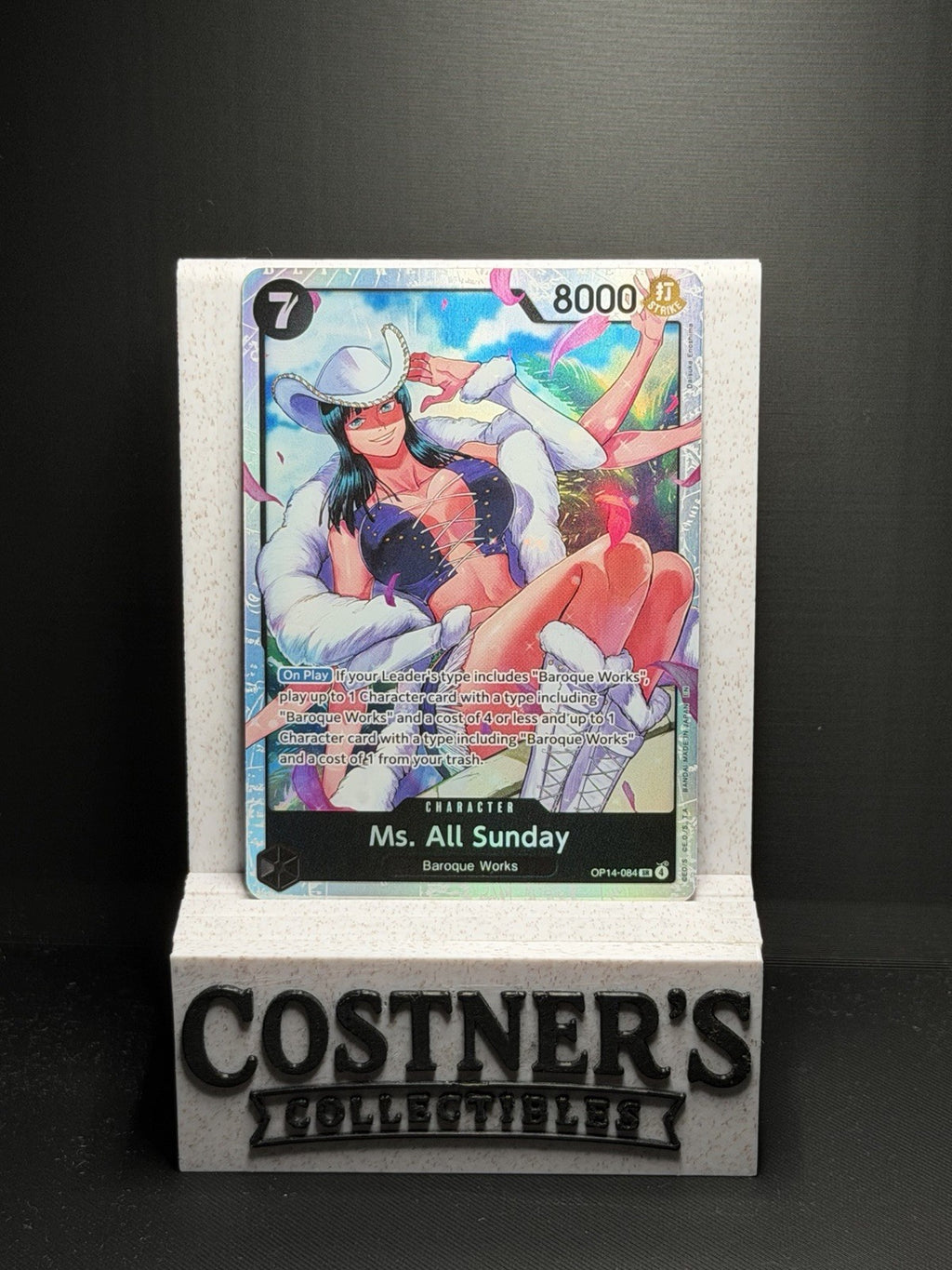 Ms. All Sunday OP14-084 SR One Piece  The Azure Sea's Seven Foil English