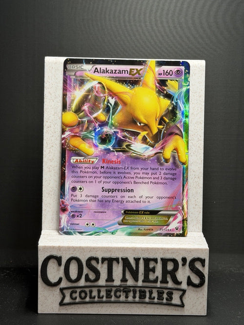 Alakazam EX 25/124 Pokemon Fates Collide Holo LP+
