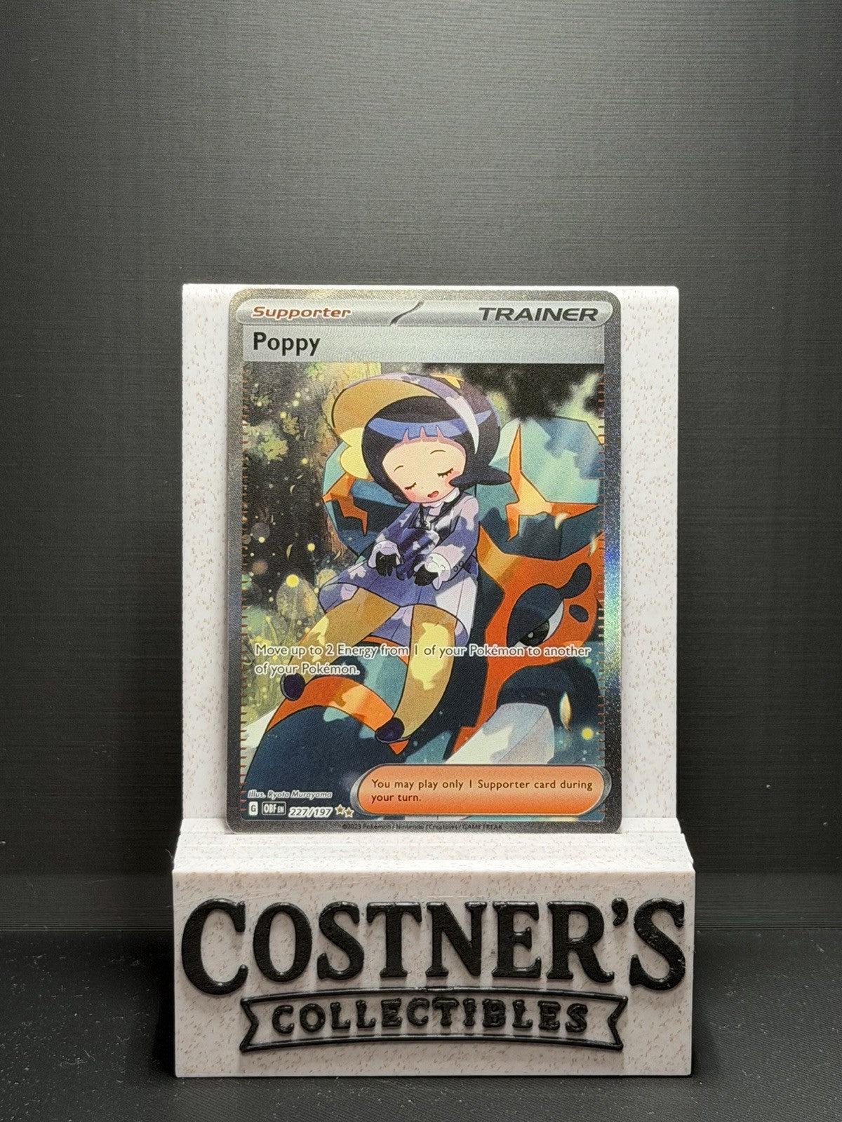 Poppy 227/197 SIR Pokémon SV03: Obsidian Flames Holo