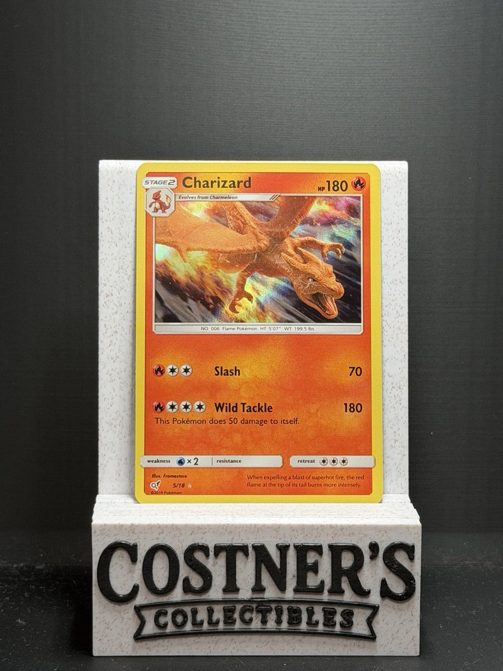 Charizard 5/18 Pokemon Detective Pikachu Holo