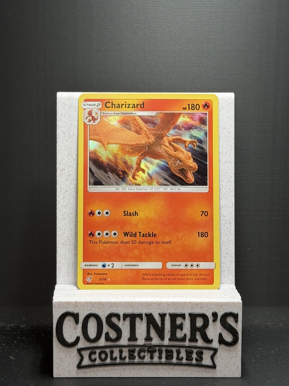 Charizard 5/18 Pokemon Detective Pikachu Holo