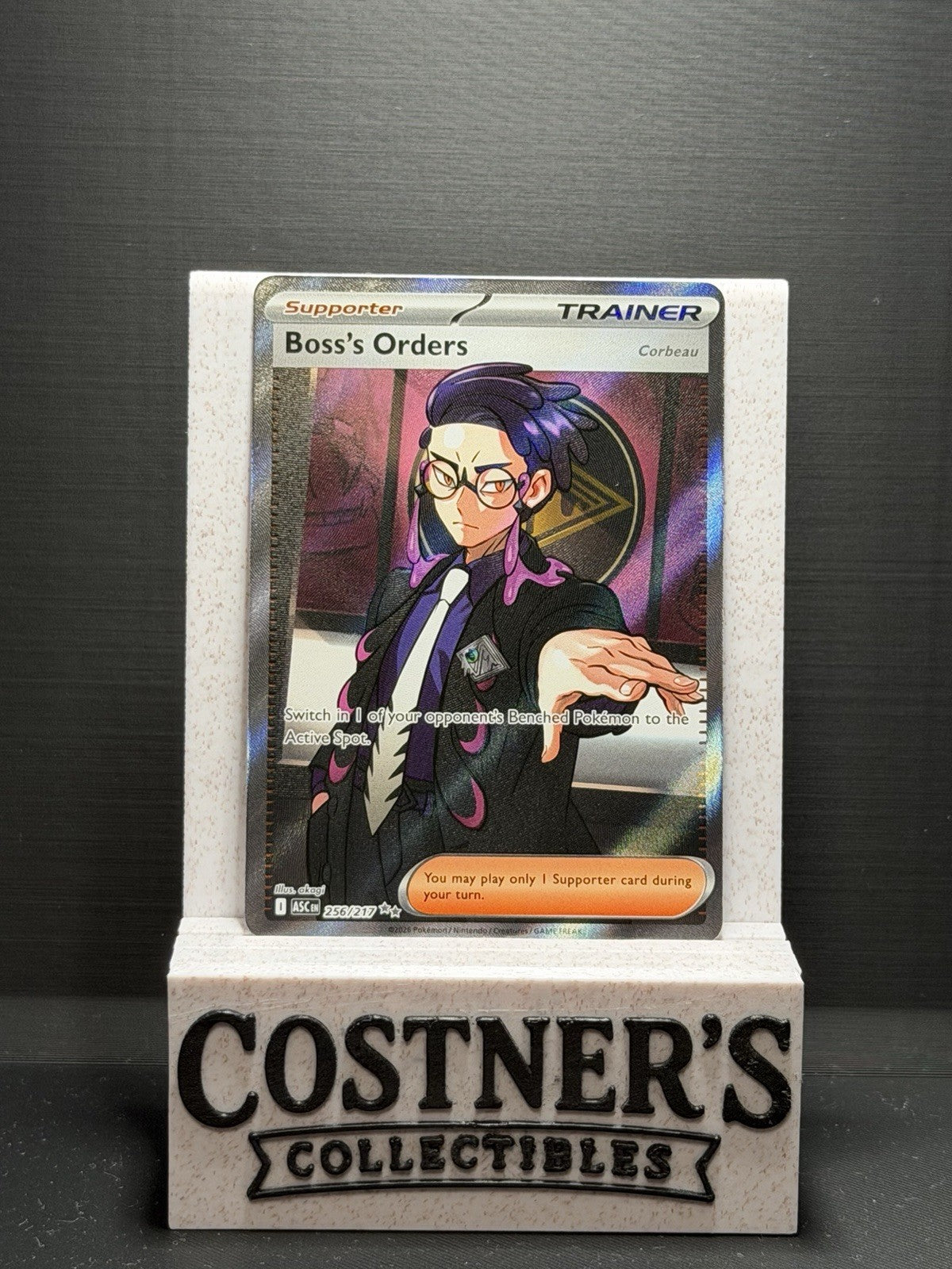 Boss's Orders [Corbeau] 256/217 Pokemon Me: Ascended Heroes Holo
