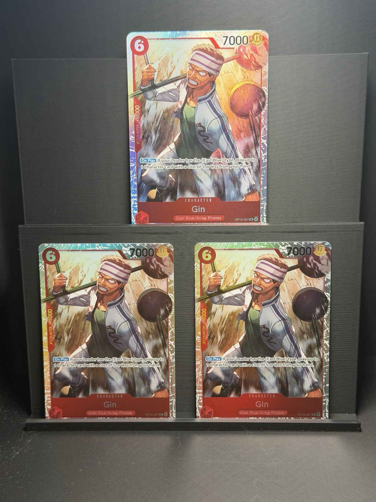 Gin OP15-007 SR x3 One Piece Adventure on Kami's Island English