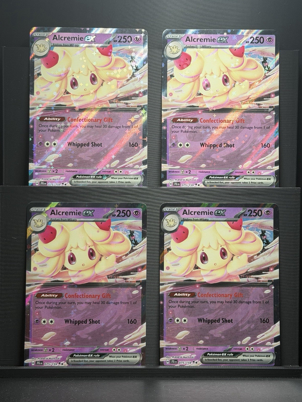 Alcremie ex 075/159 X4 Pokemon Sv09: Journey Together Holo