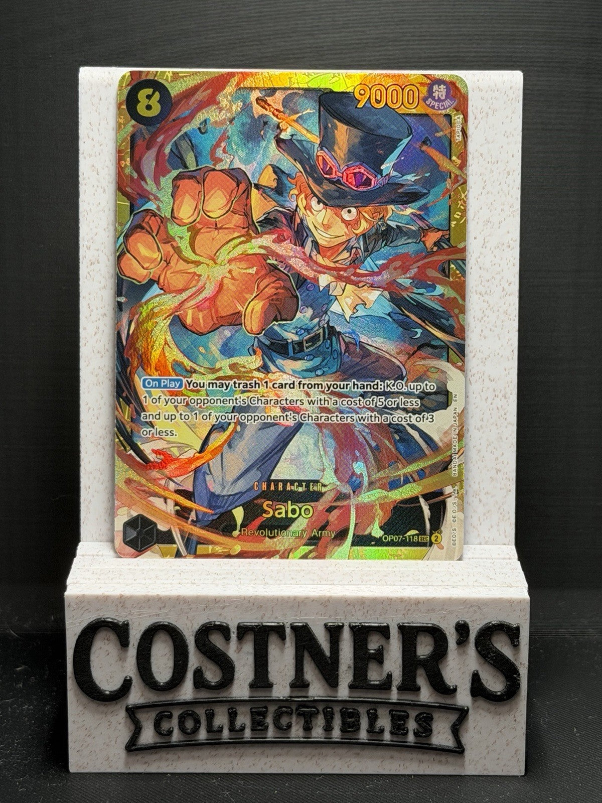 Sabo - (Reprint) OP07-118 One Piece PRB02 -The Best- Vol. 2 Foil English