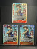 Monkey D. Luffy - OP14-013 SR X3 One Piece The Azure Sea's Seven Foil English