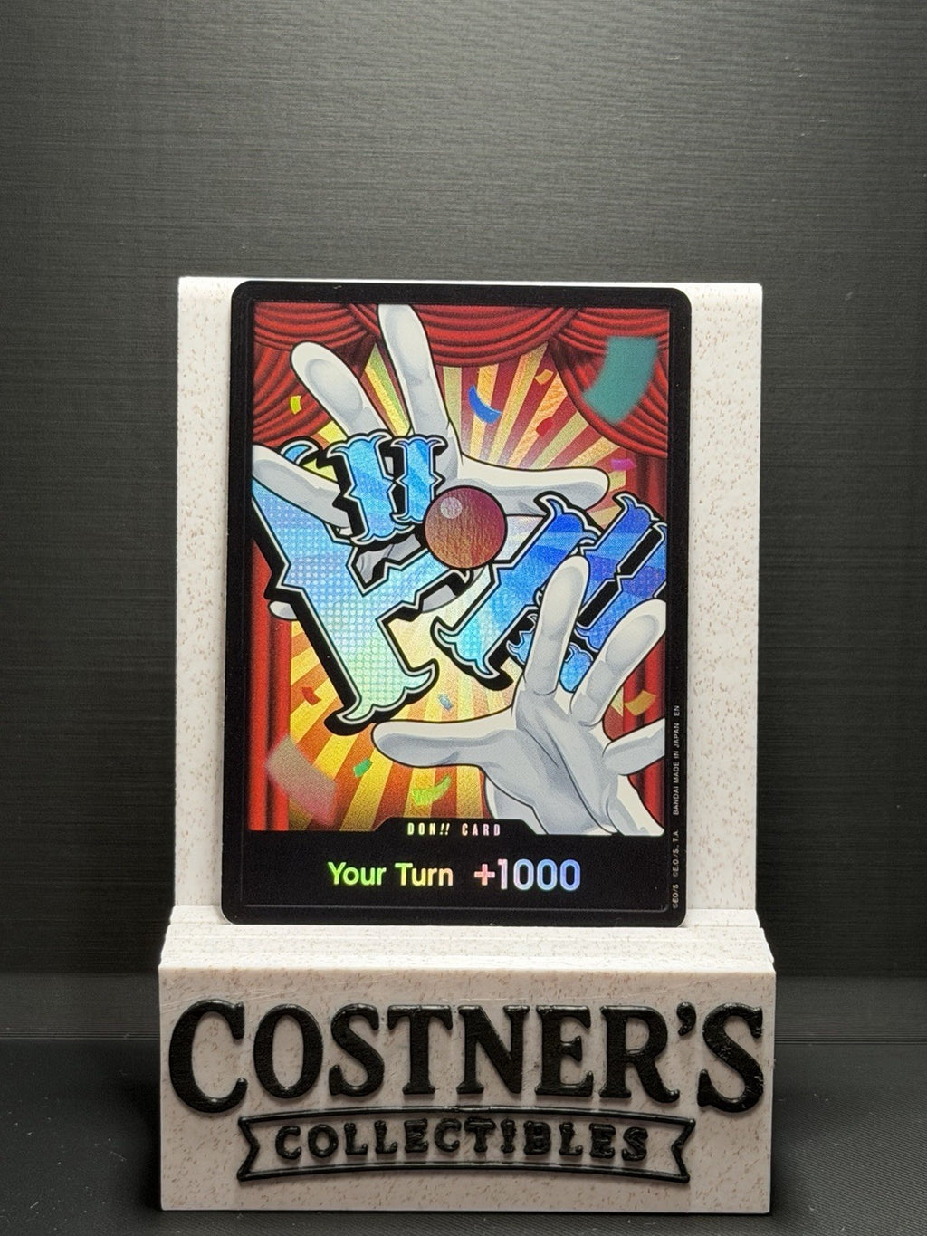 DON!! Card (Buggy) One Piece Premium Booster -The Best- Vol. 2 Foil English