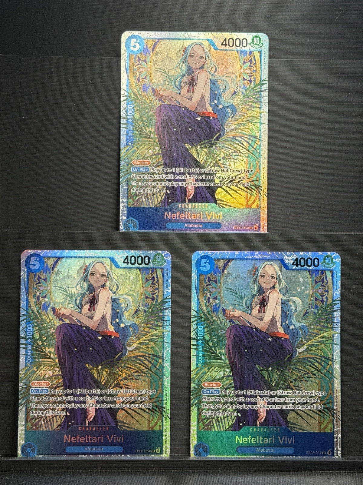 X3 Nefeltari Vivi EB03-024 SR Extra Booster: One Piece Heroines Edition English