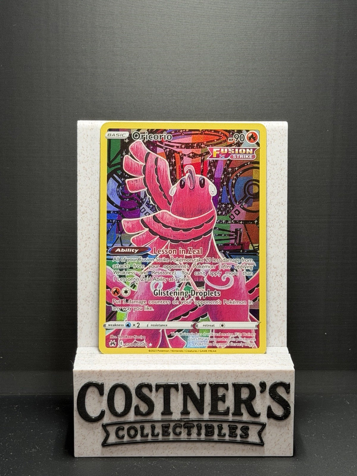 Oricorio GG04/GG70 Pokemon SWSH: Crown Zenith: Galarian Gallery Holo