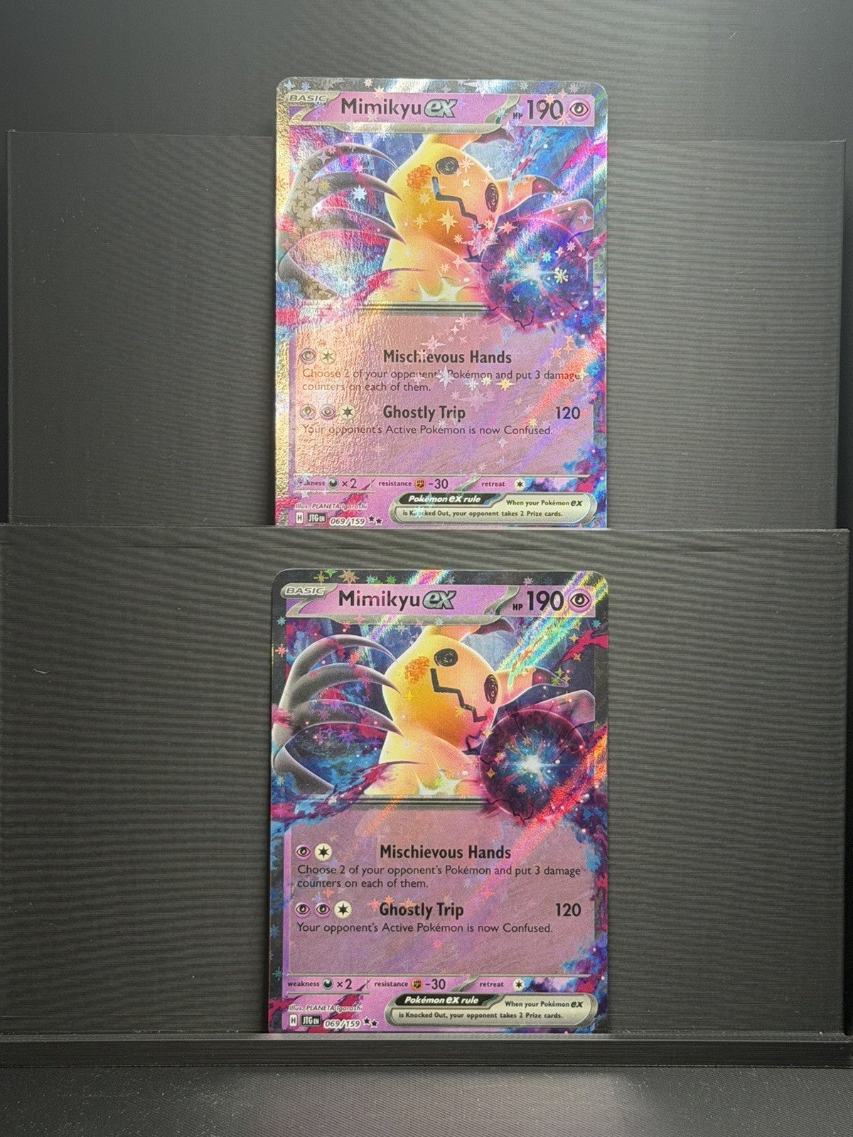 Mimikyu ex 069/159 X2 Pokemon Sv09: Journey Together Holo