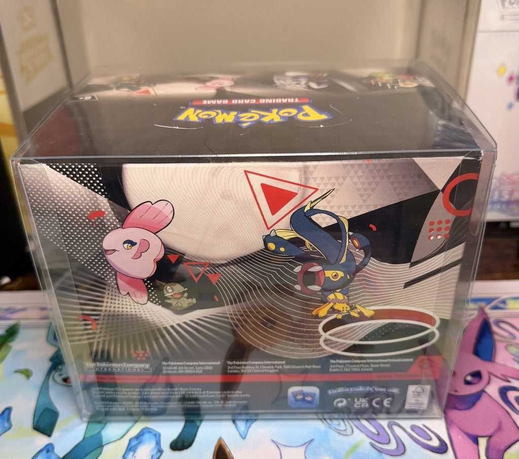 Unova Mini Tin Display Sealed Tins In Display Pokemon TCG Black Bolt White Flare