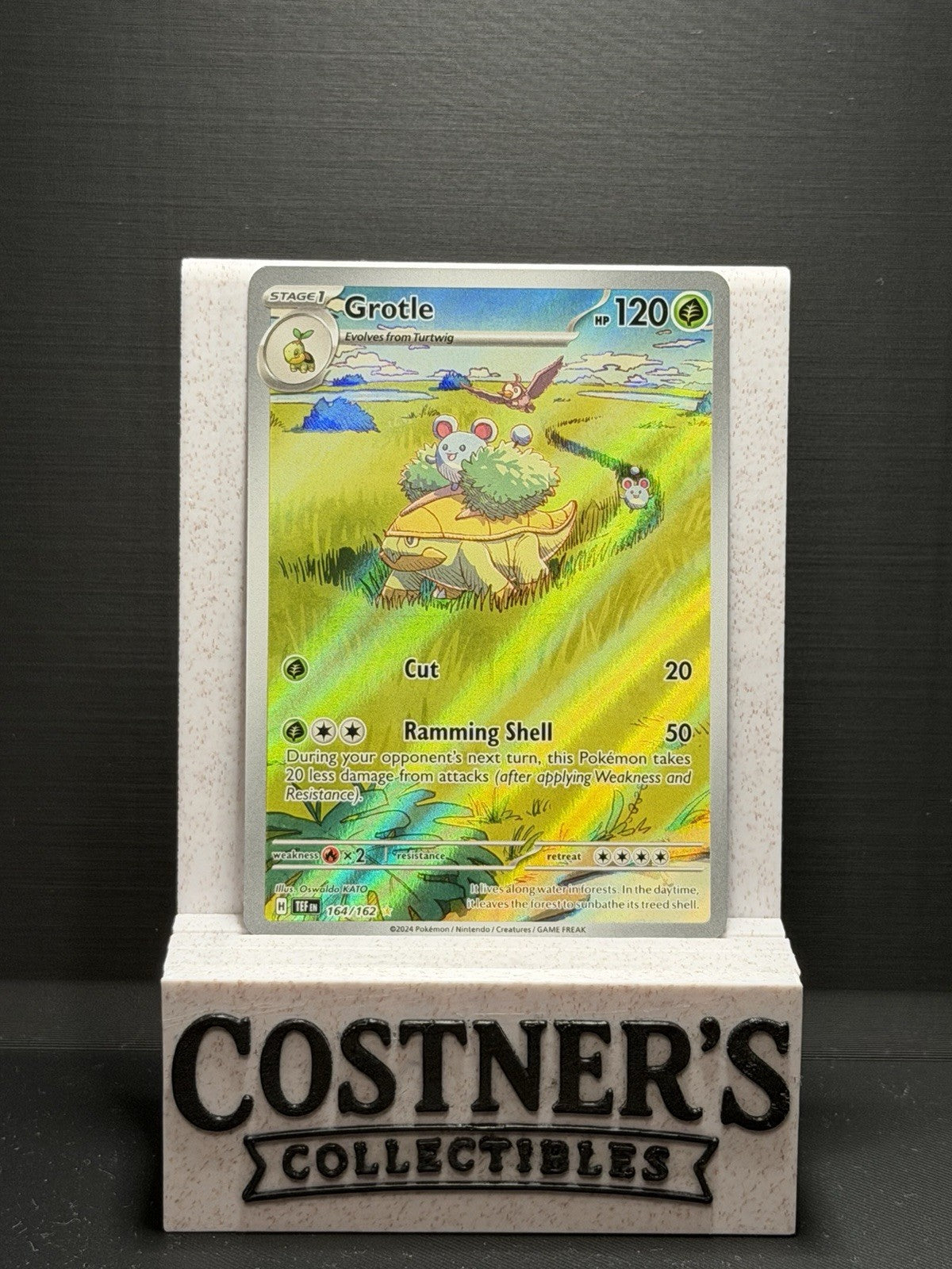 Grotle 164/162 Pokemon SV05: Temporal Forces Holo