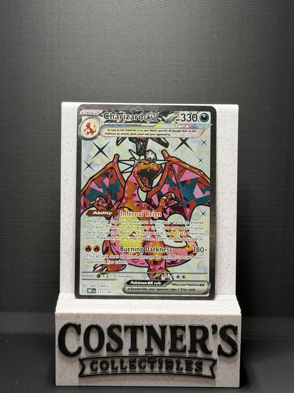 Charizard ex 215/197 Full Art Pokemon SV03: Obsidian Flames Holo