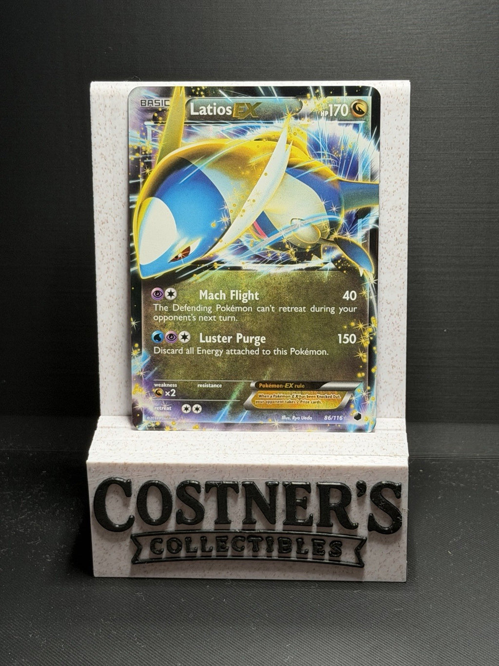 Latios EX 86/116 Pokemon Plasma Freeze Holo LP+
