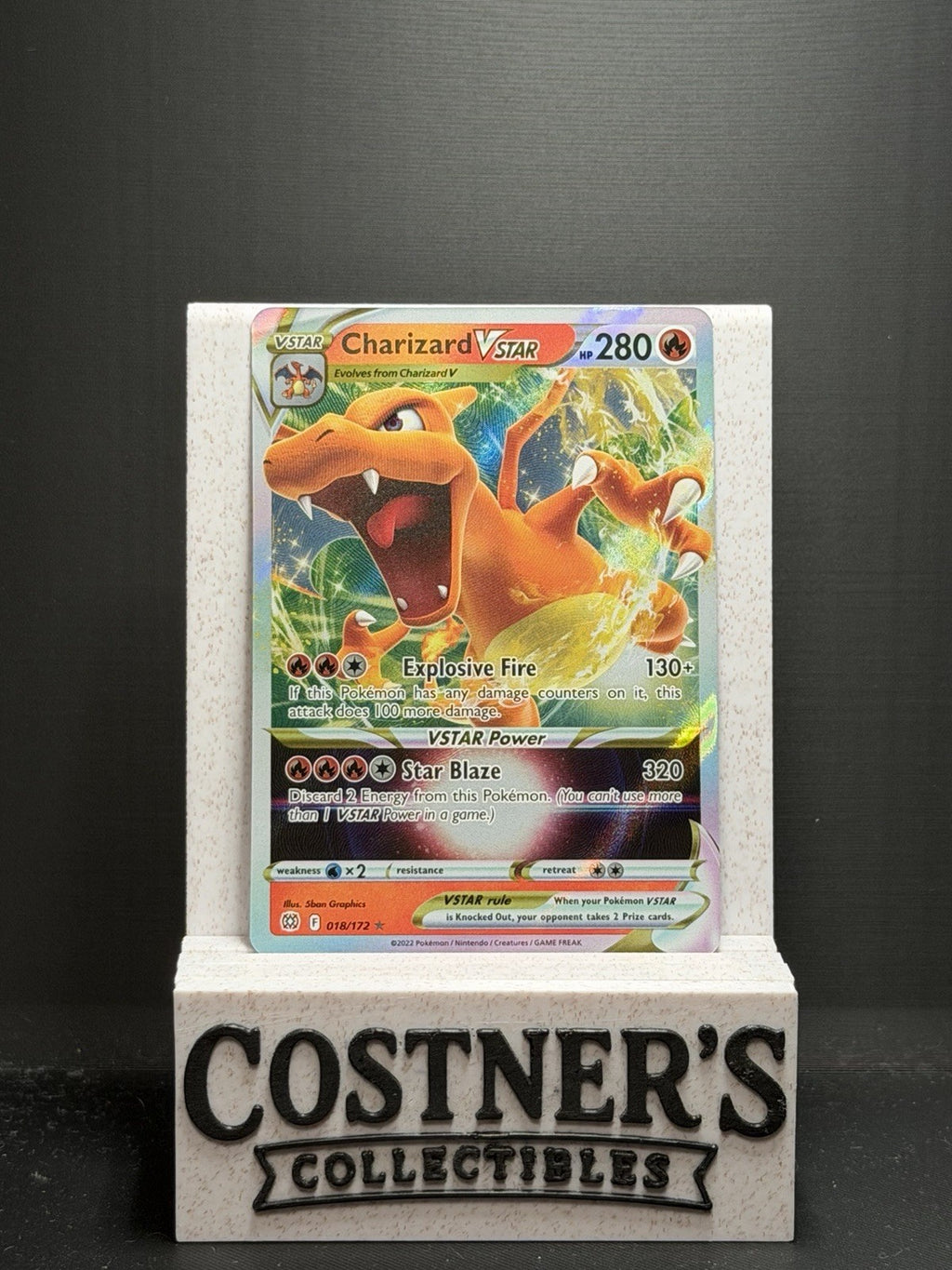Charizard VSTAR 018/172 Pokemon Swsh09: Brilliant Stars Holo