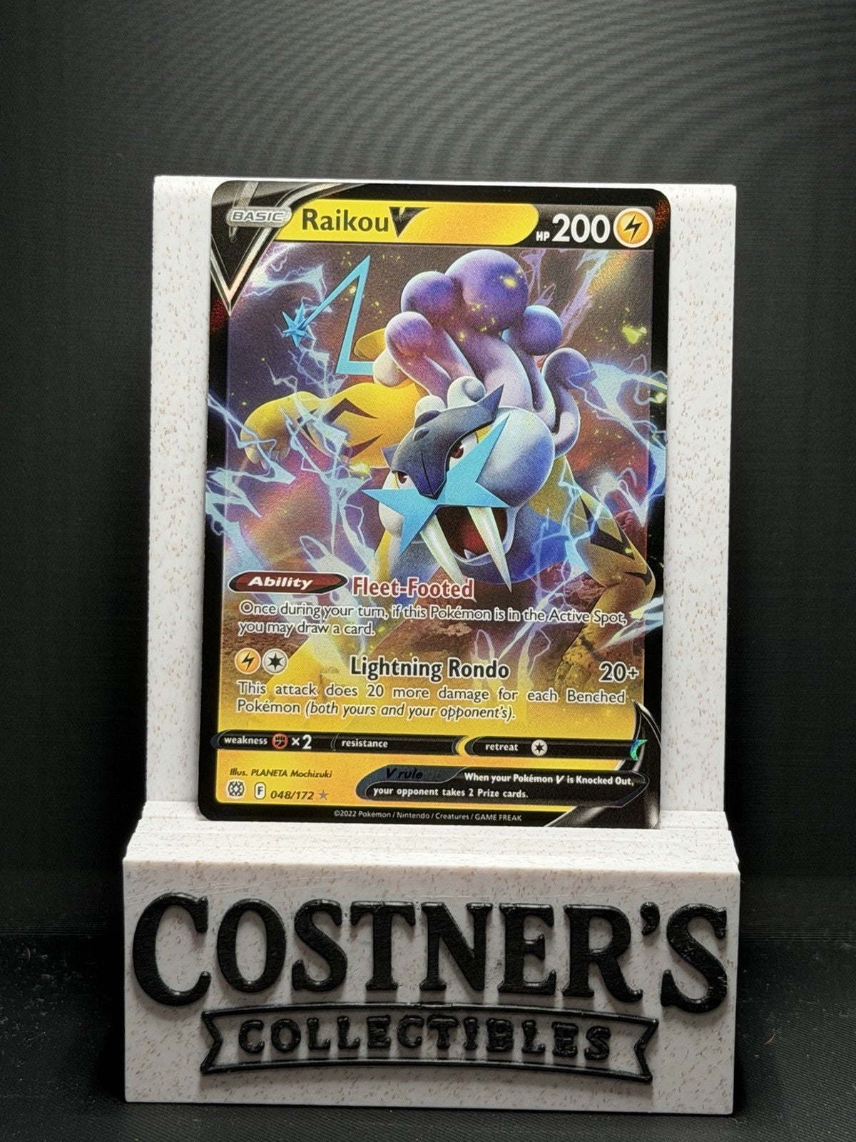 Raikou V 048/172 Pokemon Swsh09: Brilliant Stars Holo