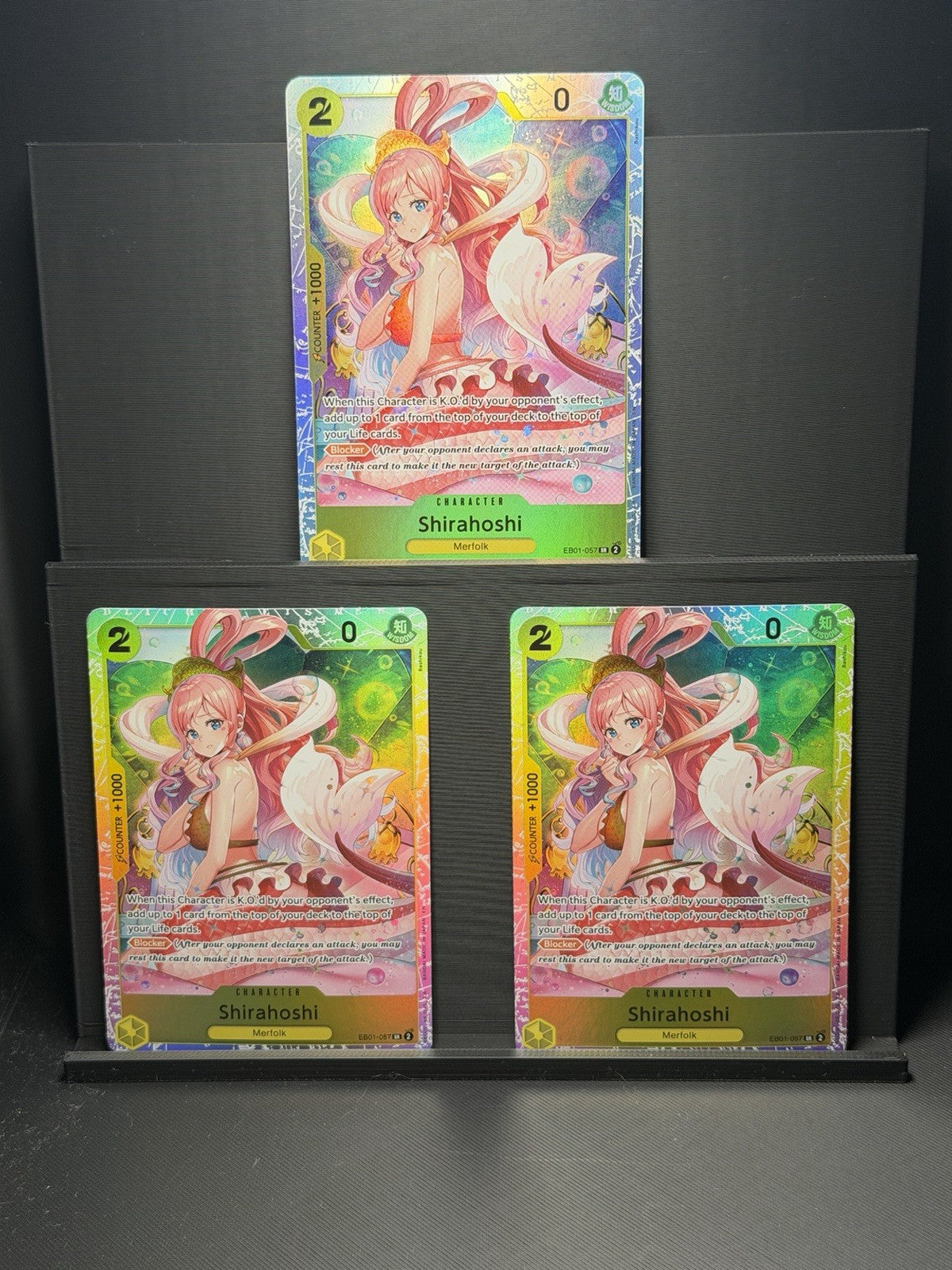 Shirahoshi (Reprint) EB01-057 SR X3 One Piece PRB02 -The Best- Vol. 2 Eng
