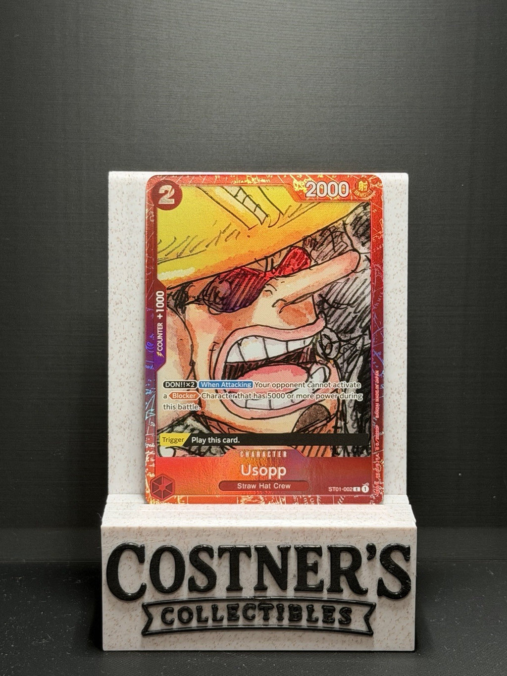 Usopp Premium Card Collection -ONE PIECE FILM RED EditionST01-002 One Piece ENG