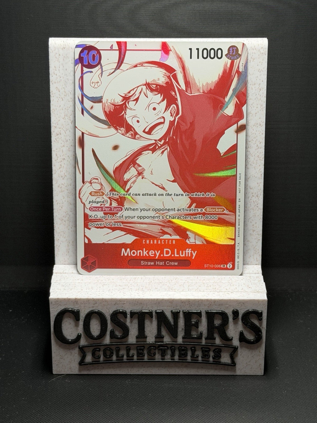 Monkey D. Luffy - ST10-006 (3rd Anni Treasure Campaign Pack) One Piece English