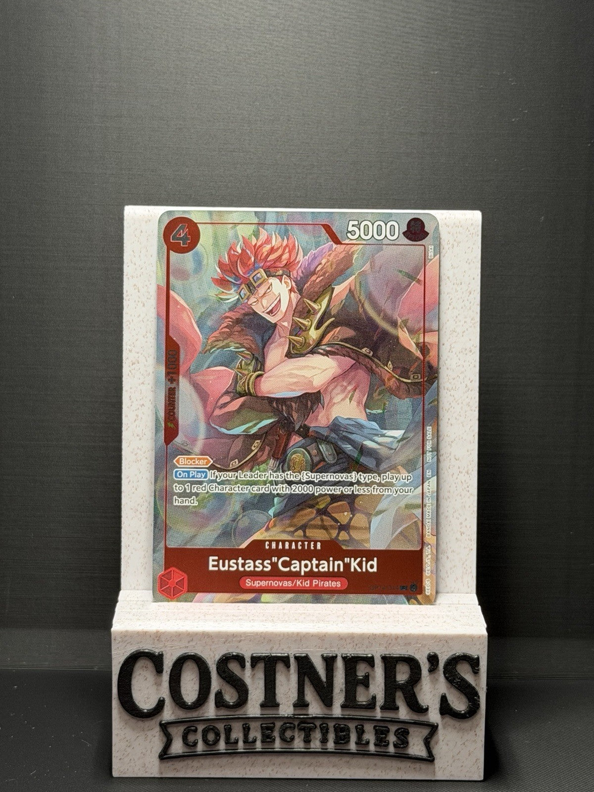 Eustass"Captain"Kid - OP14-014 (Dash Pack) One Piece The Azure Sea's Seven ENG