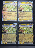 Tyranitar ex 066/197 X4 Pokemon SV03: Obsidian Flames Holo
