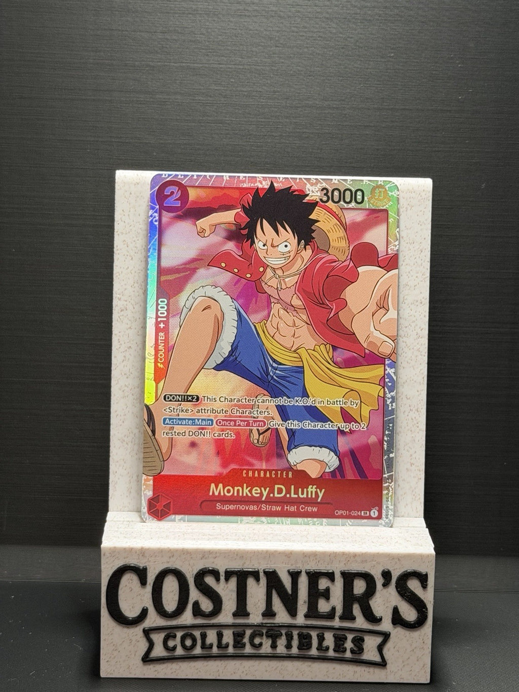 Monkey D. Luffy OP01-024 SR One Piece Romance Dawn Foil English