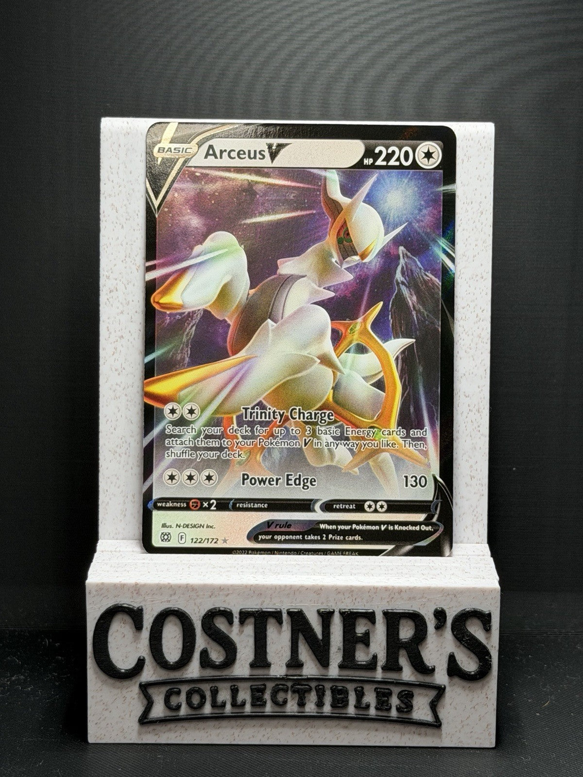 Arceus V 122/172 Pokemon Swsh09: Brilliant Stars Holo