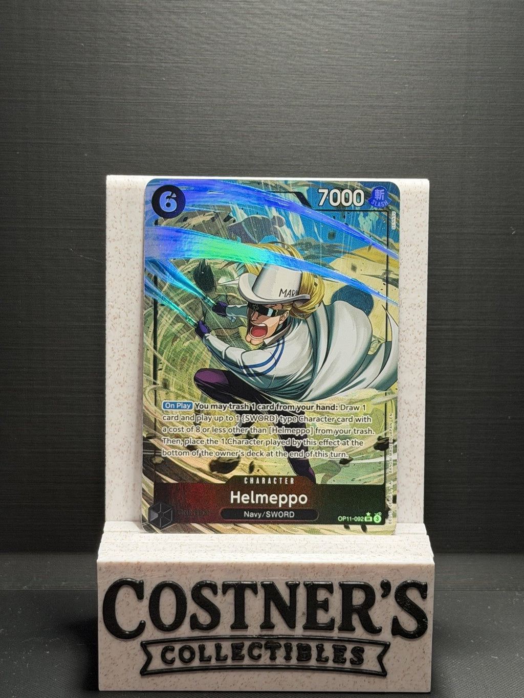 Helmeppo (Alt Art) OP11-092 One Piece A Fist of Divine Speed Foil English