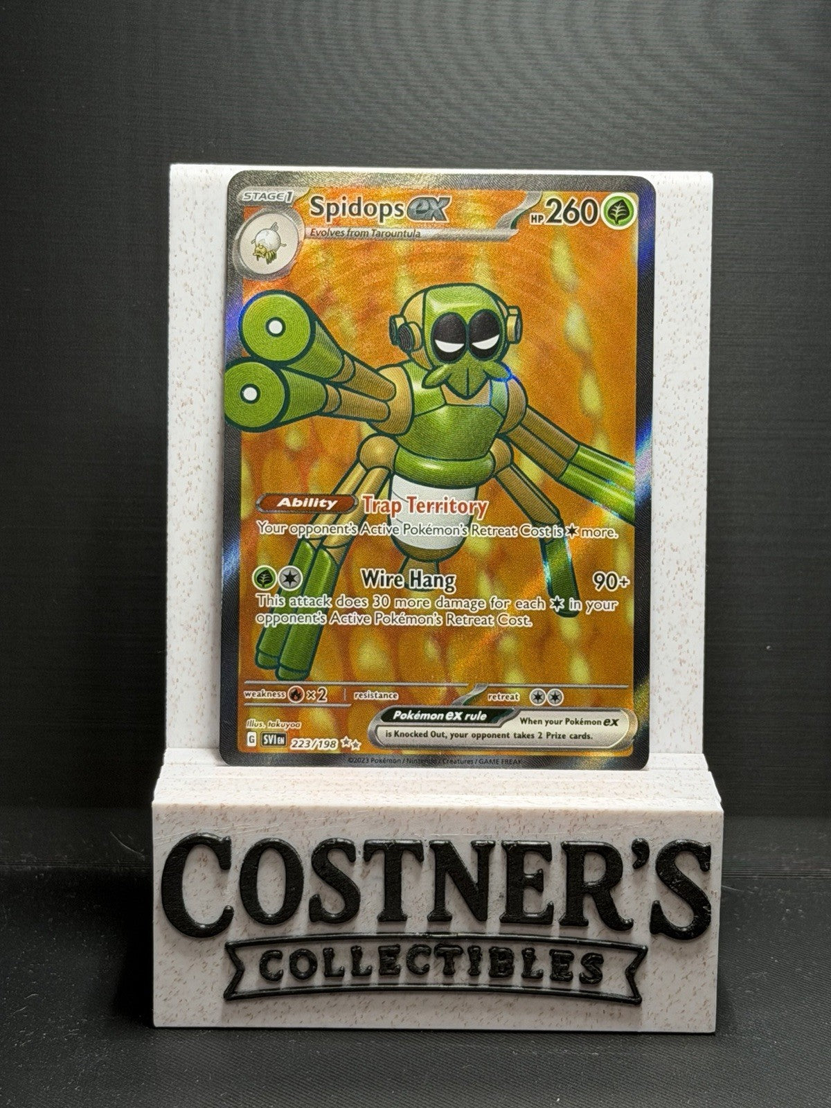Spidops ex 223/198 Full Art Pokémon  SV01: Scarlet & Violet Base Set Holo