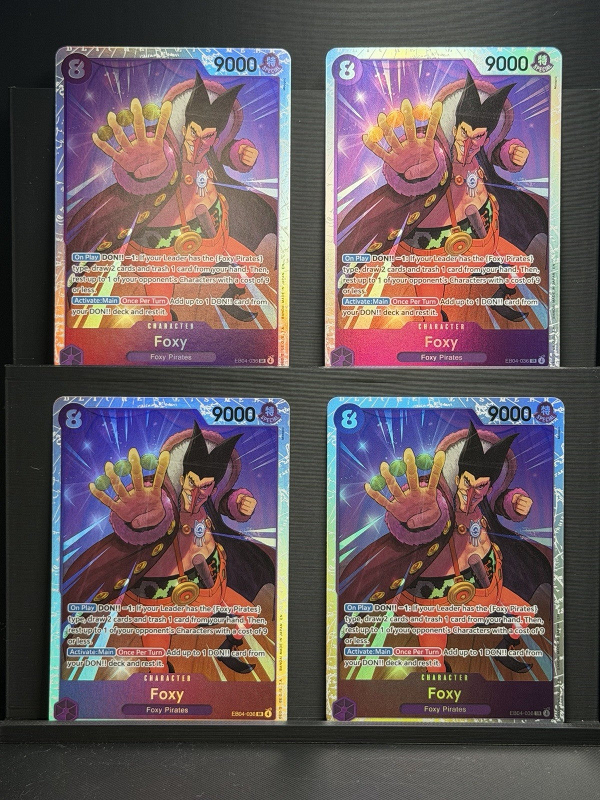 Foxy EB04-036 SR Playset/x4 One Piece  The Azure Sea's Seven Foil English