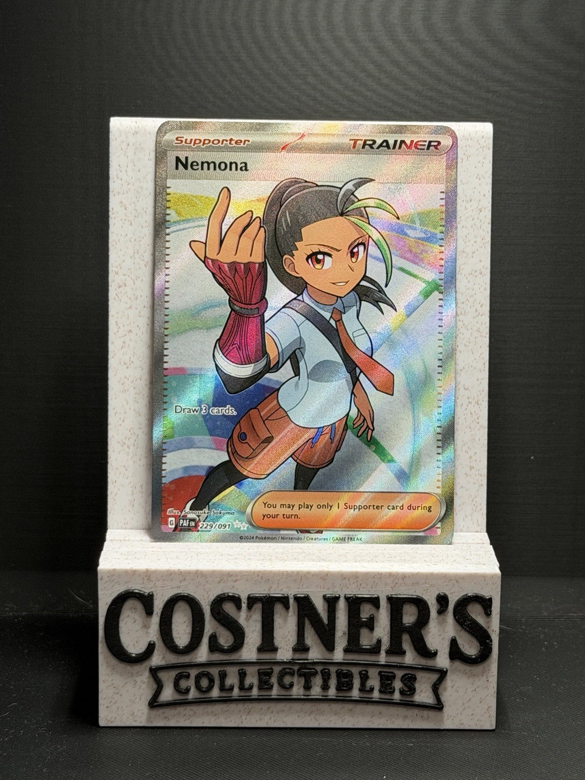 Nemona 229/091 SV: Paldean Fates Holo