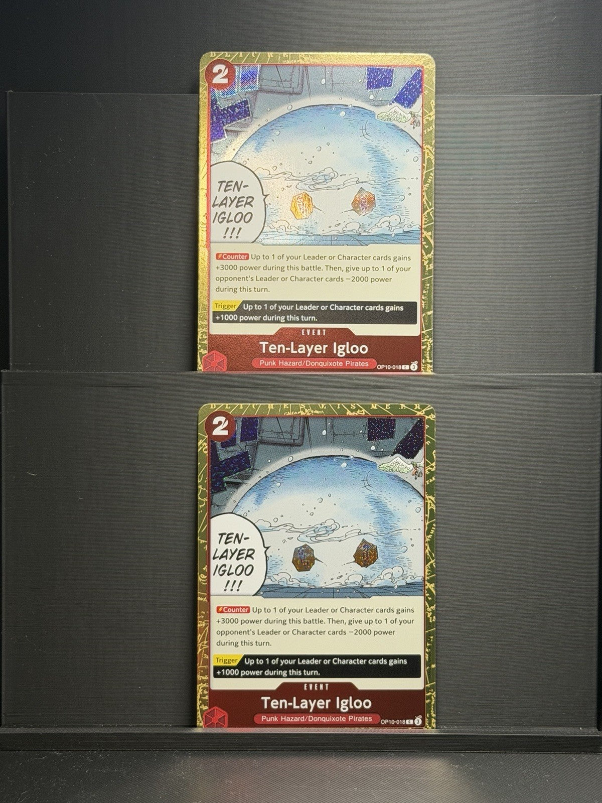 Ten-Layer Igloo (Pirate Foil) OP10-018 X2 One Piece PRB02 -The Best English