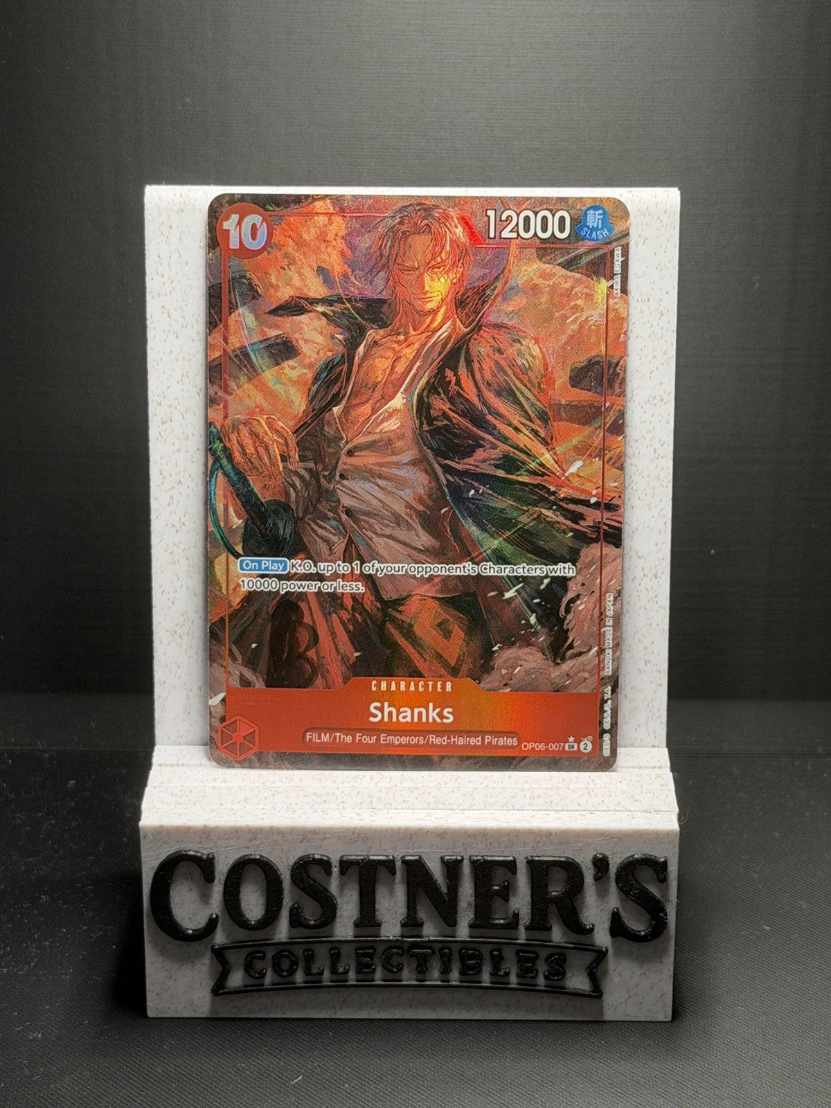 Shanks (Alternate Art) OP06-007 One Piece Wings of the Captain English