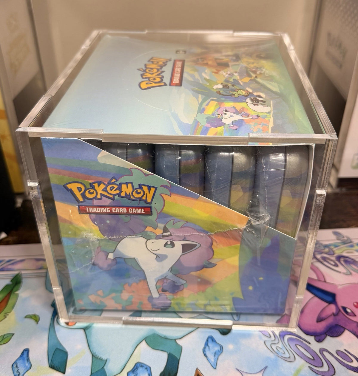 Pokemon TCG: Galar Pals Mini Tin Sealed Display Box - 10 Tins Case Included