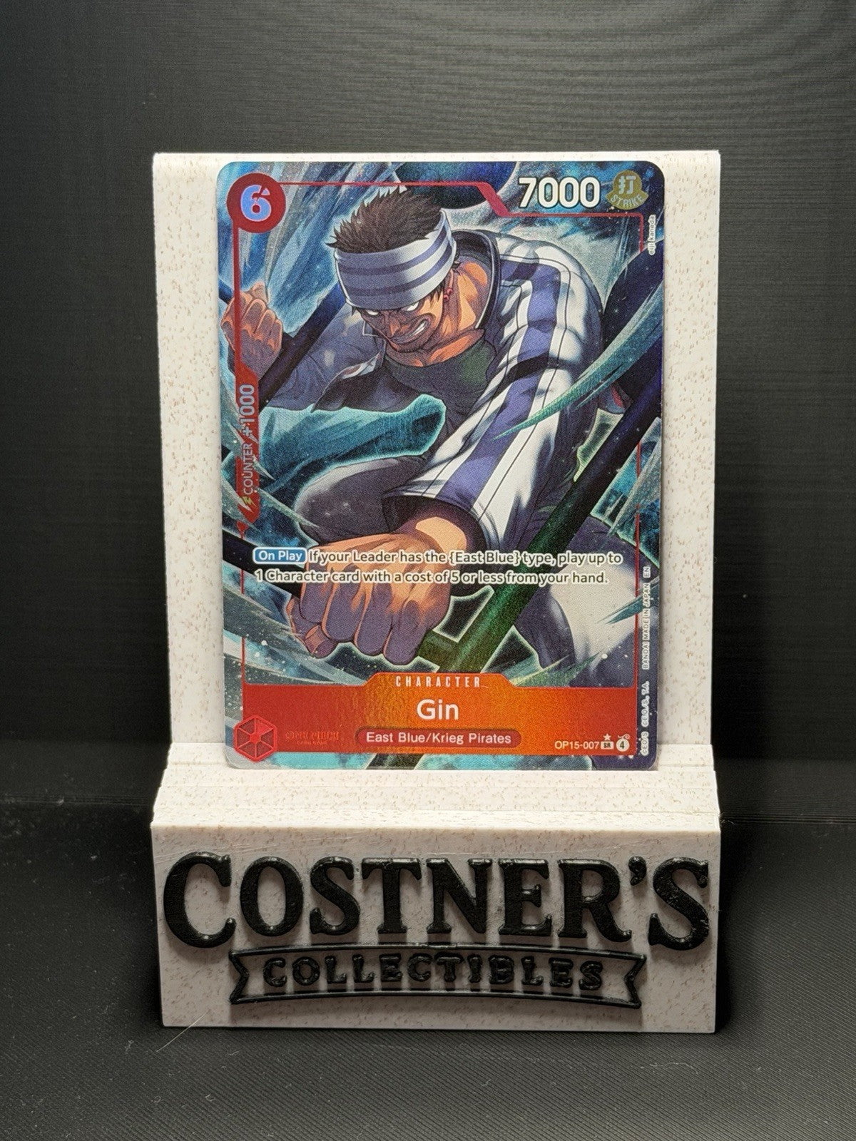 Gin (Alternate Art) OP15-007 One Piece Adventure on Kami's Island Foil English