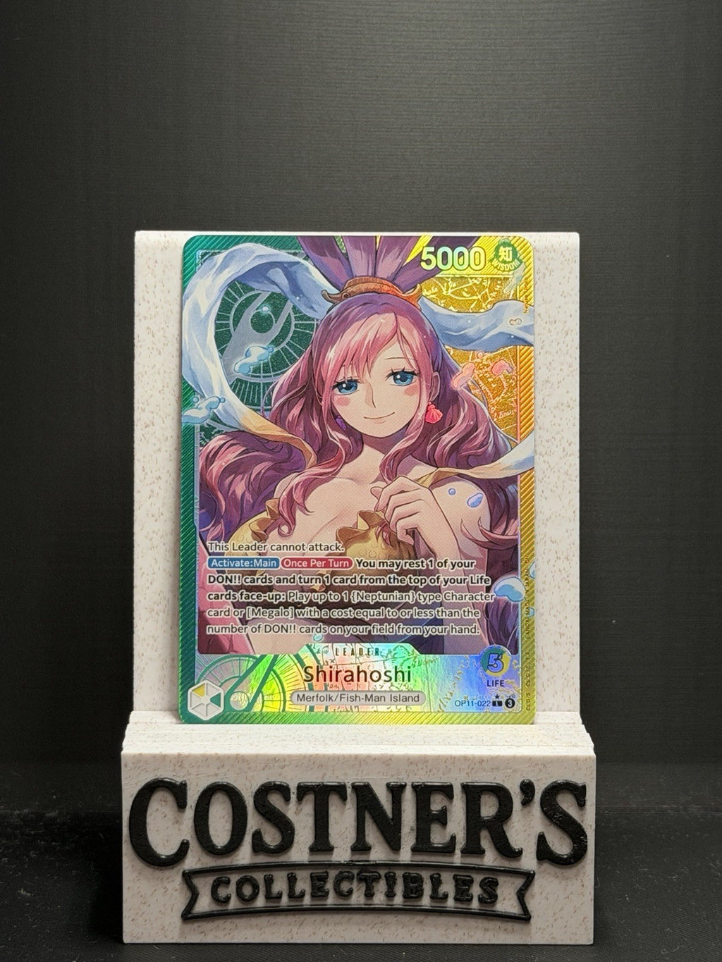 Shirahoshi (Leader Alt Art) OP11-022 One Piece A Fist of Divine Speed English