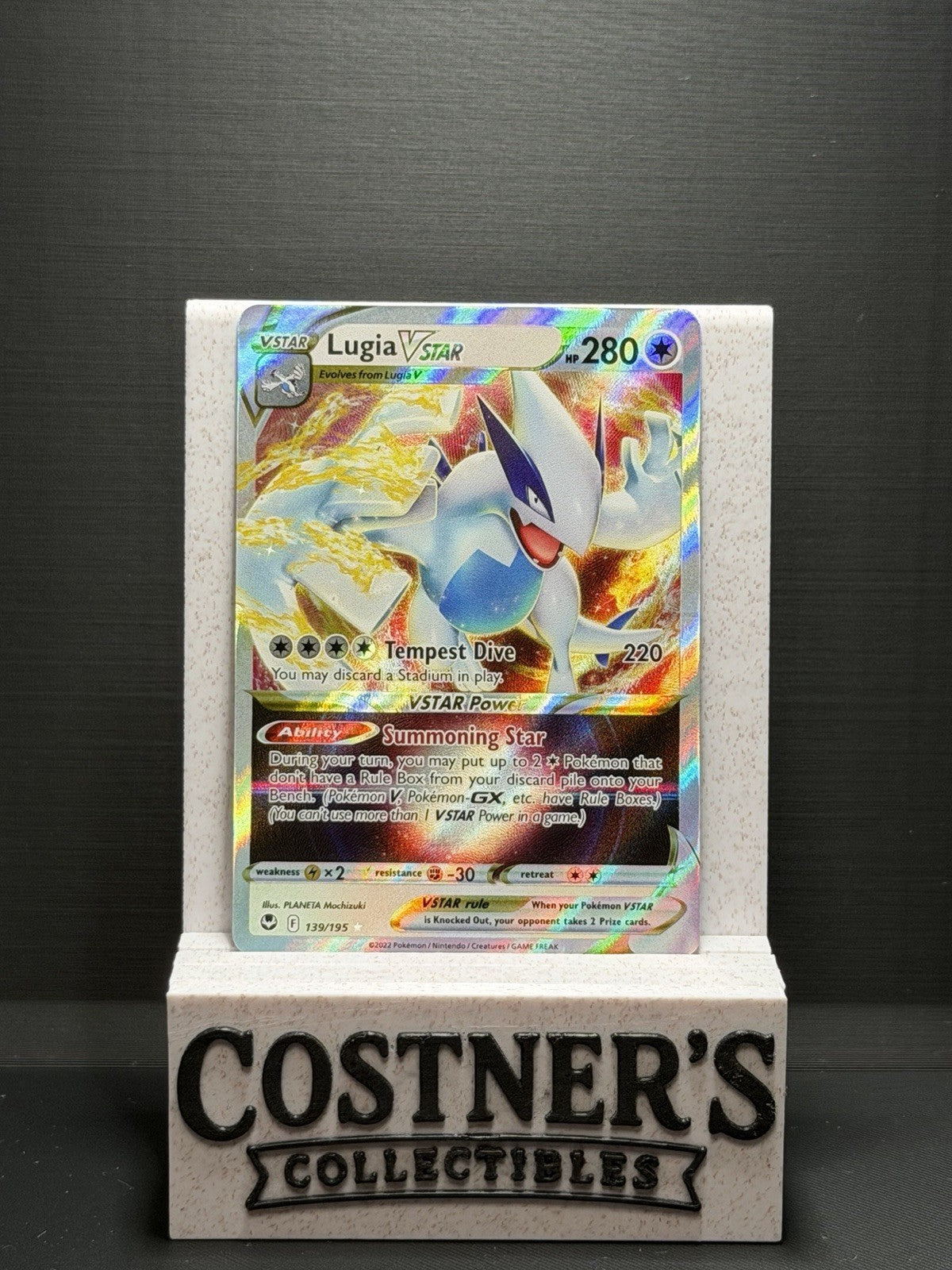 Lugia VSTAR 139/195 Pokemon Swsh12: Sword & Shield - Silver Tempest Holo