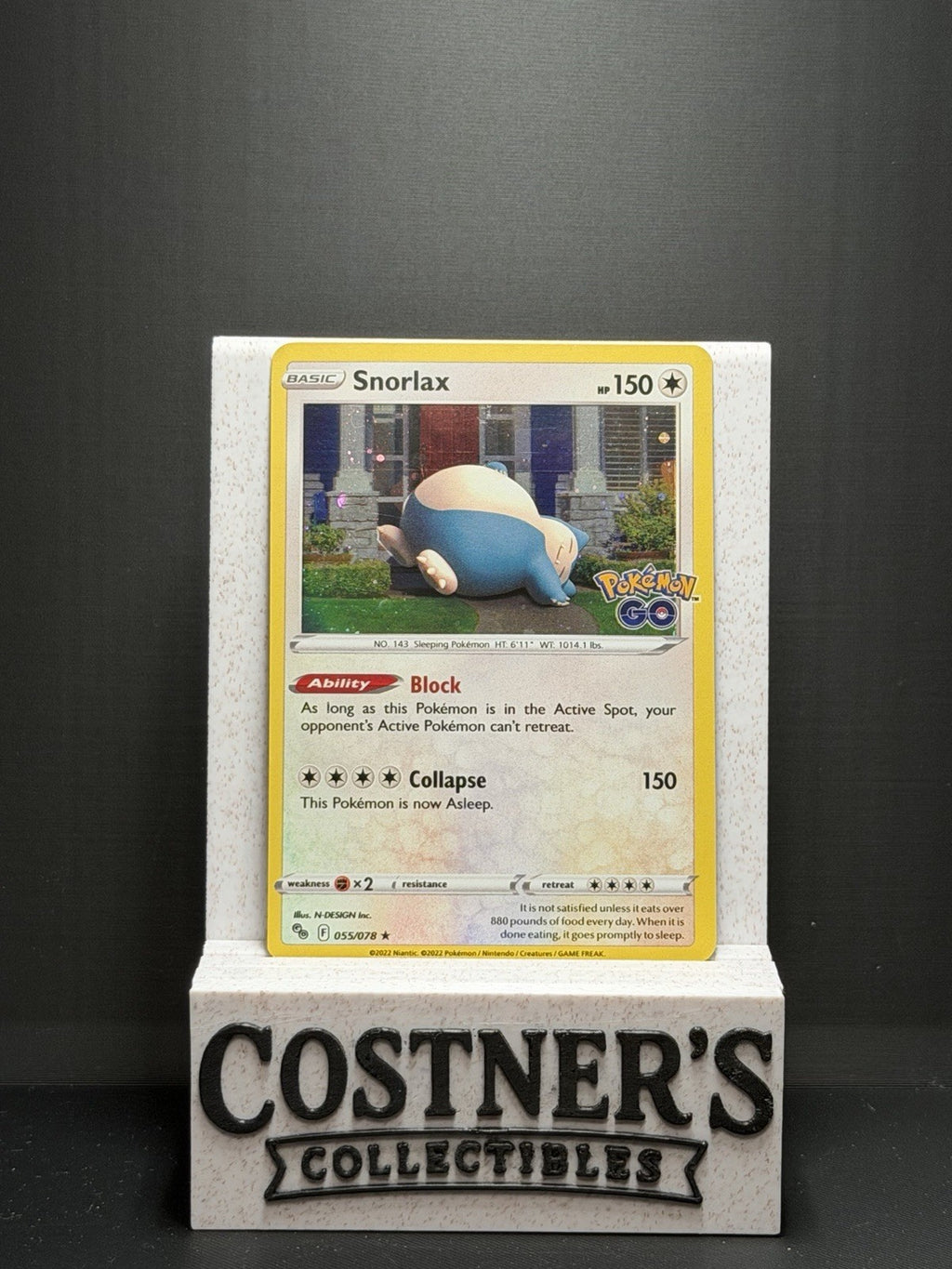 Snorlax - (Cosmos Holo) 055/078 Pokémon Miscellaneous Cards & Products Holo