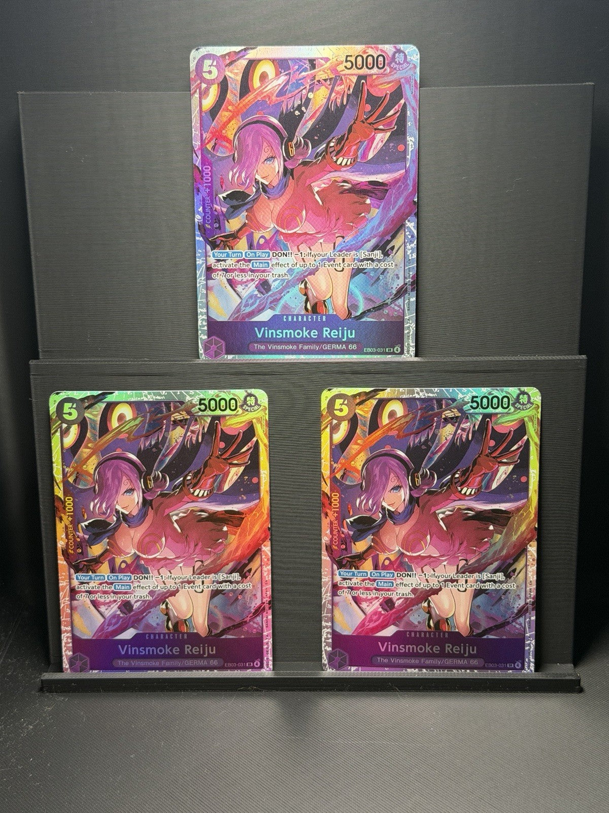 Vinsmoke Reiju EB03-031 SR X3 One Piece EB03: One Piece Heroines Edition Eng