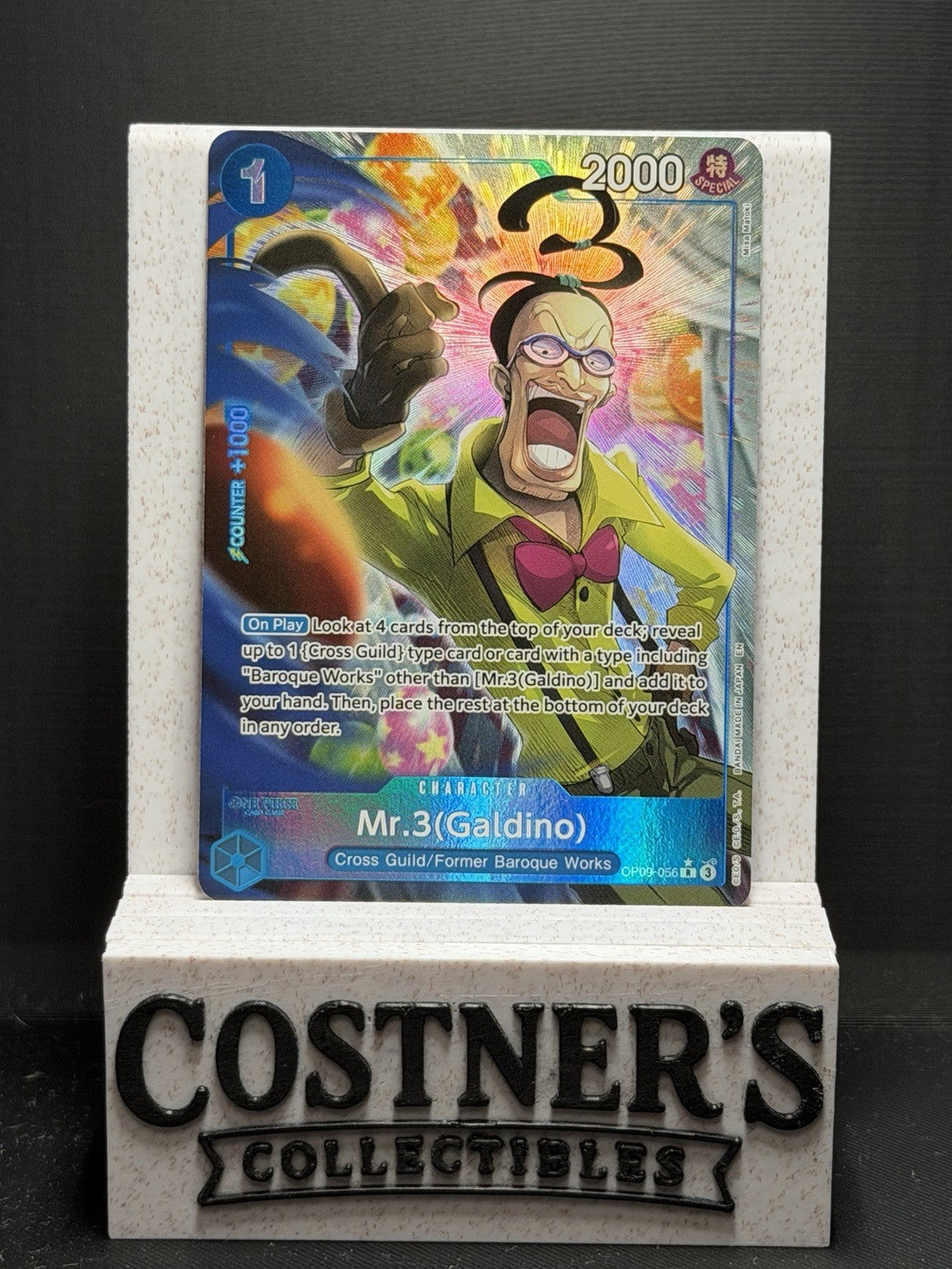 Mr. 3 (Galdino) - (Alternate Art) OP09-056 One Piece  PRB02  -The Best English
